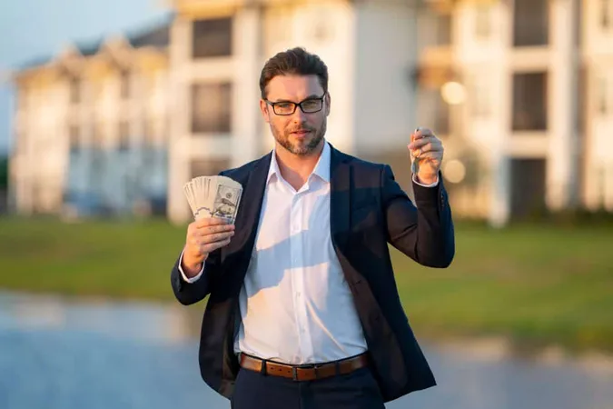 House Sale Real Estate Purchase Sale Concept Real Estate Services Confident Man Suit Real X - Certified Wealth Strategist study guide