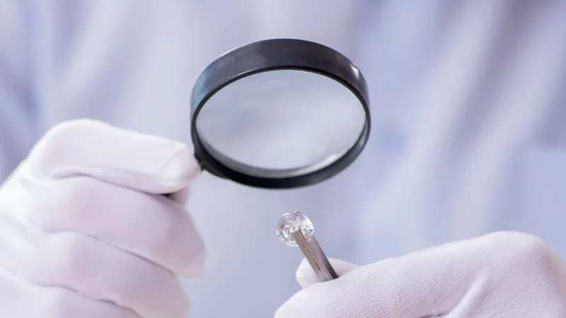 Magnifying Diamond X 1 - Certified Diamond Council of America Diamond Specialist study guide