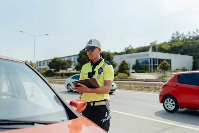 Police Officer Writing Ticket X - Directorate-General for Traffic Test study guide