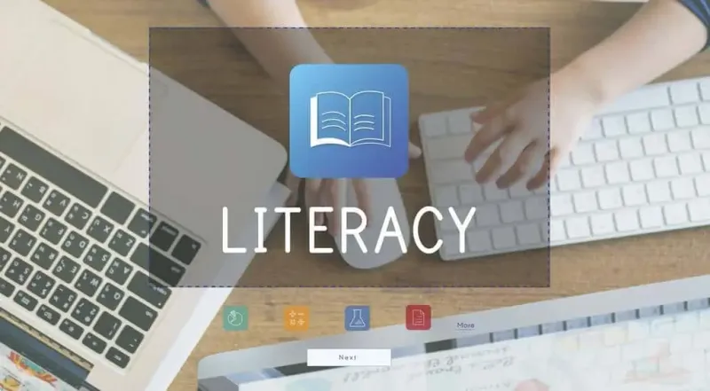 Aerial View Laptop Keyboard - Digital Literacy Certification study guide