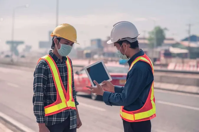 Asian Engineer Construction Are Worker Employee Working By Safety Control Helmet Site Building X - DOT Inspector Certification study guide