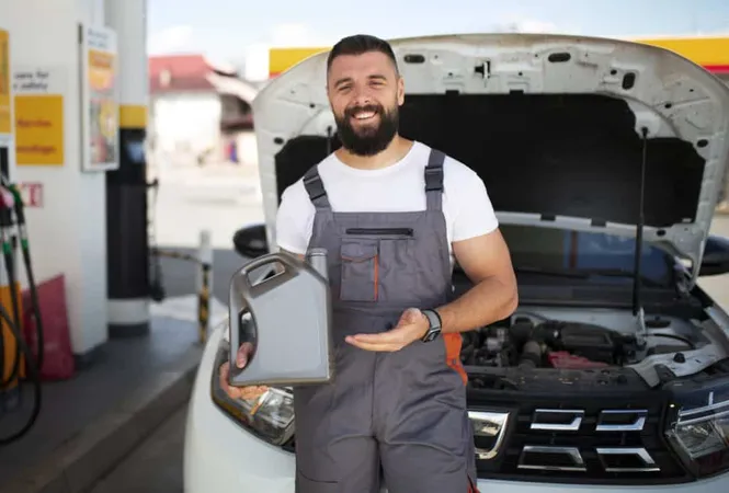 Gas Station Worker Taking Care Client S Car X - Diesel Technician Certification study guide