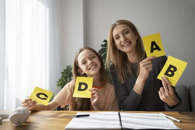 Front View Girl Woman Holding Cards X - English Language Arts study guide