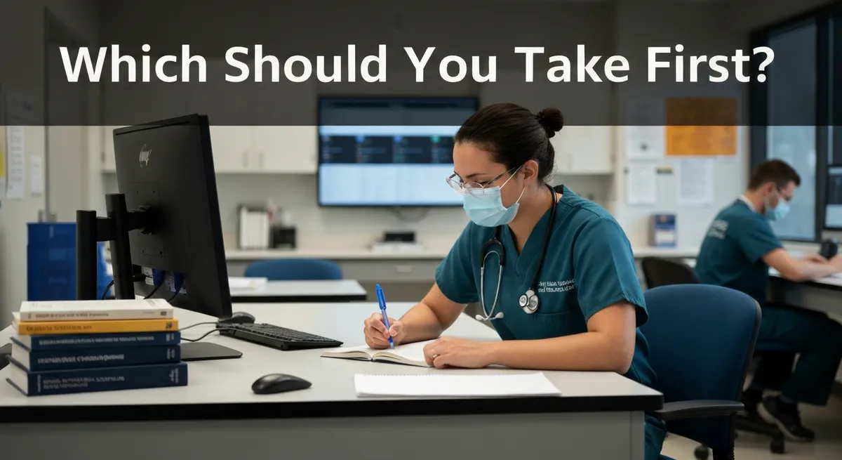 Which Should You Take First? guide - EMT - Emergency Medical Technician certification study resource
