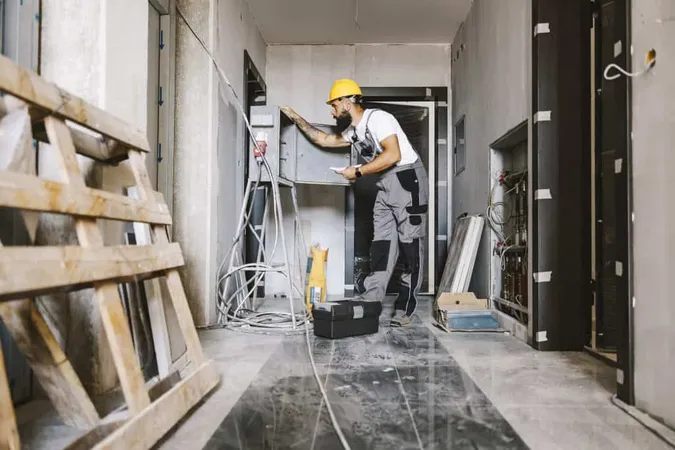 Electrician Fixing Electricity Building Construction Process X - Environmental Protection Agency Certified Renovator study guide