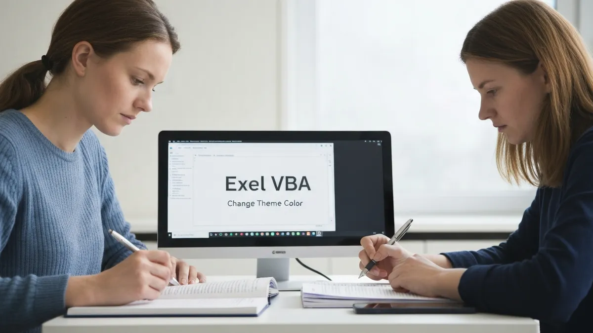 Excel Vba Change Theme Color - Excel VBA certification study resource