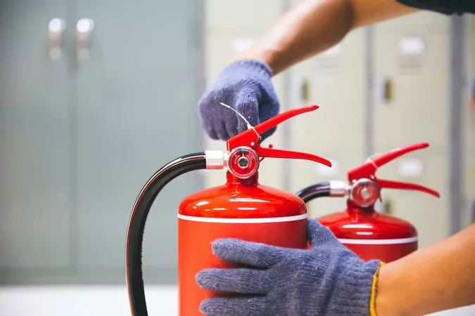 Fire Extinguisher Has Hand Engin 1 - Fire Safety study guide