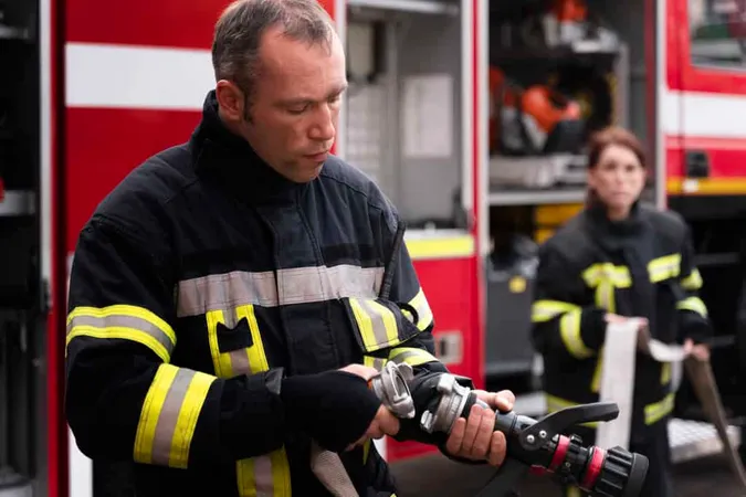 Male Female Firefighters Station - Fire Safety study guide