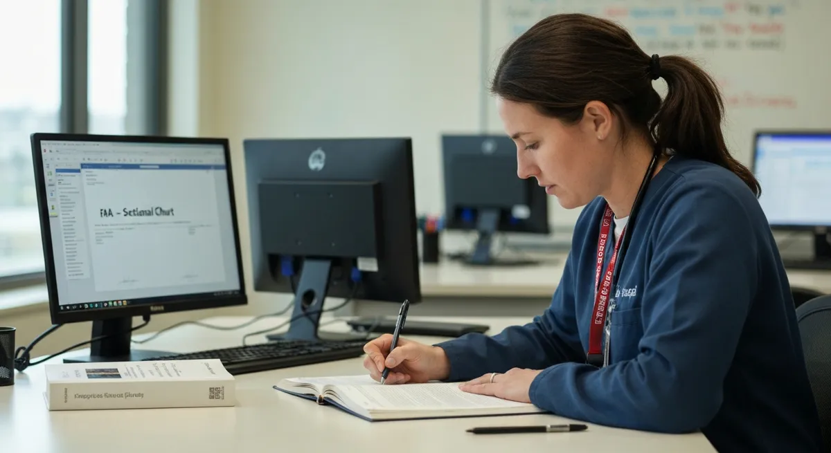 Faa - Sectional Chart Study Tips guide - FAA - Sectional Chart certification study resource