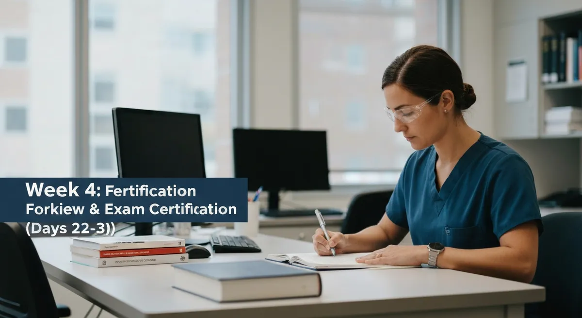 Week 4: Review & Exam Readiness (days 22-30) guide - Forklift certification Certification certification study resource