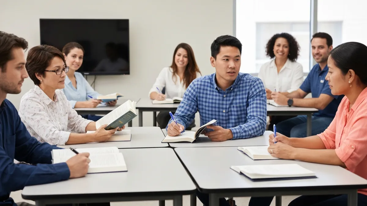 Map of the United States showing which states use the GED test versus the HiSET exam for high school equivalency credentials in 2026