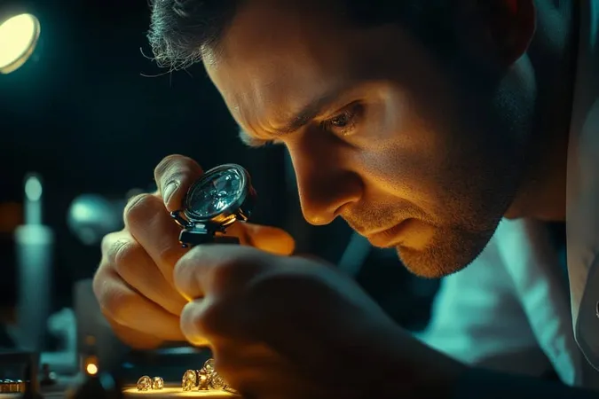 Jeweler Examining Gemstone Using Lens X - Gemology Certification study guide