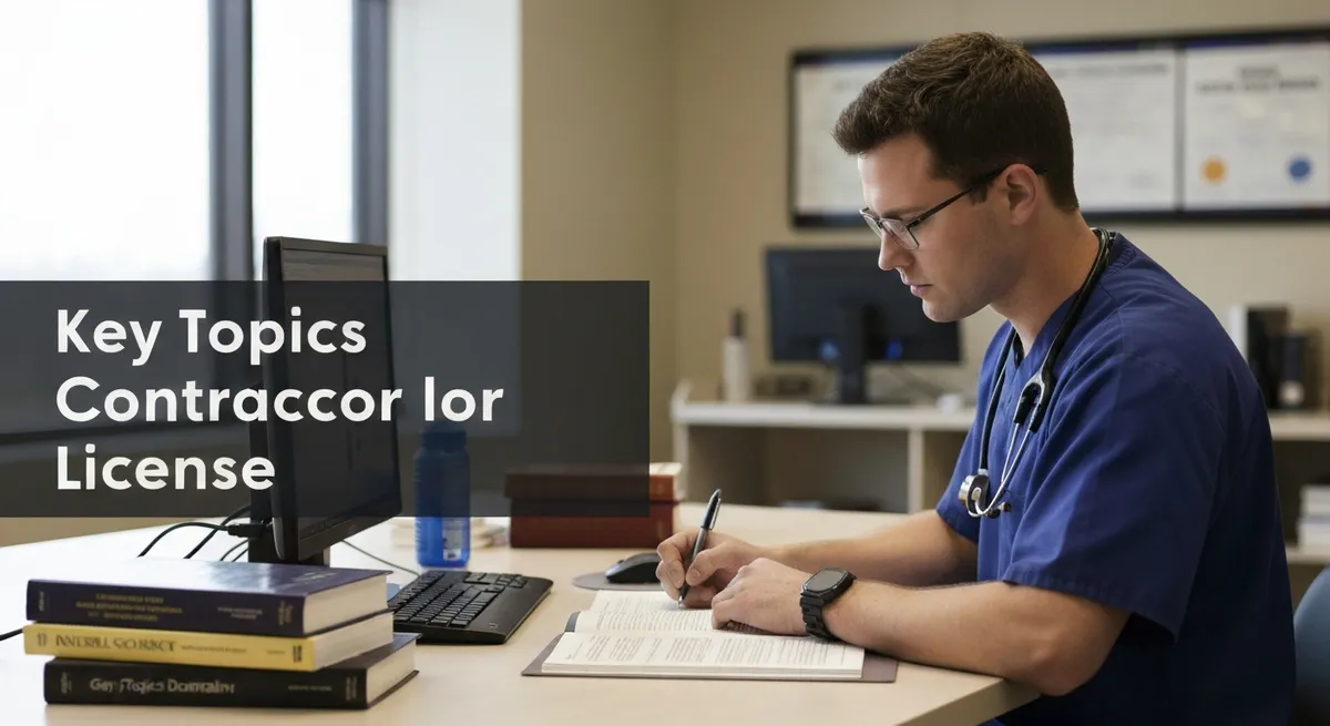 Key Topics and Domains - General Contractor License