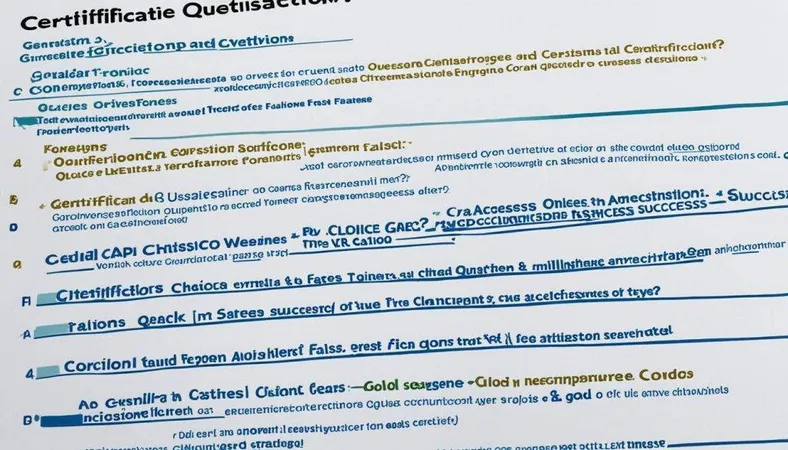 Cap Certification Practice Questions X - General study guide