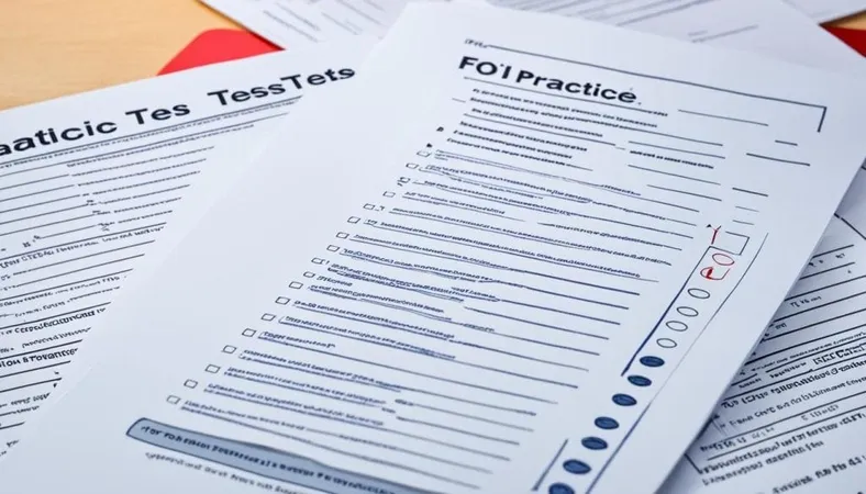 Foi Practice Test X - General study guide