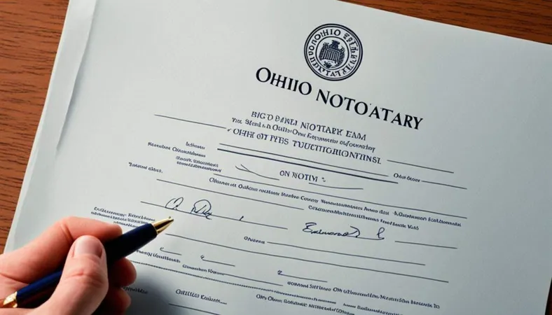 Ohio Notary Exam X - General study guide