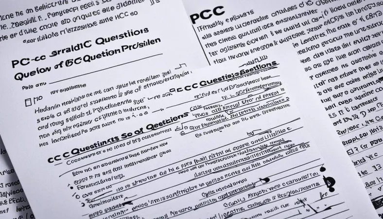 Pcc Practice Questions X - General study guide