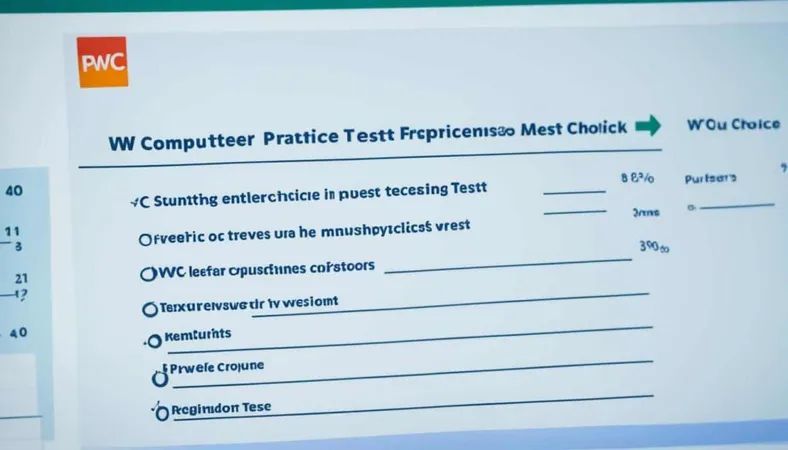 Practice Test For Pwc X - General study guide
