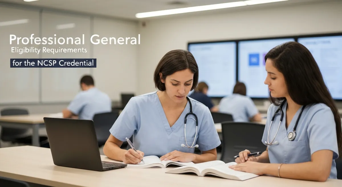 Eligibility Requirements for the NCSP Credential - General