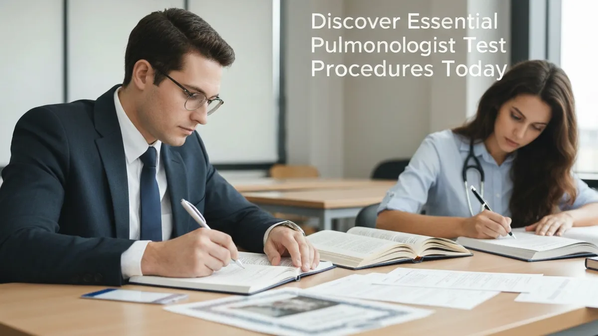 Discover Essential Pulmonologist Test Procedures Today 2026 September