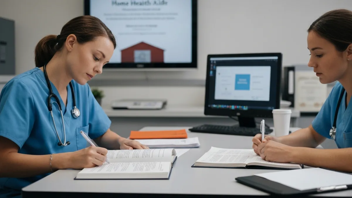 home health aide first day patient care - new HHA career start