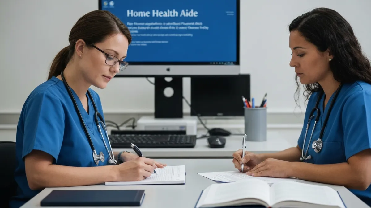 nurse supervising home health aide - HHA scope of practice and medication rules