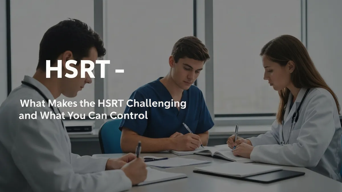What Makes the Hsrt Challenging Vs. What You Can C - HSRT - Health Sciences Reasoning Test certification study resource