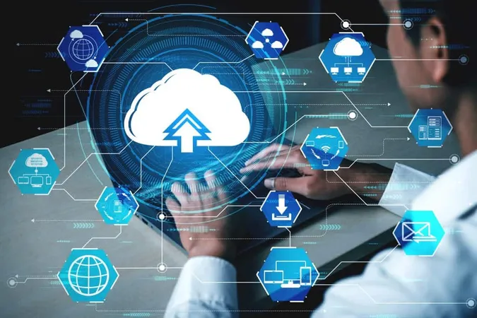 Cloud Computing Technology Online Data Storage Business Network Concept 1 X - Informatica Cloud Certification study guide