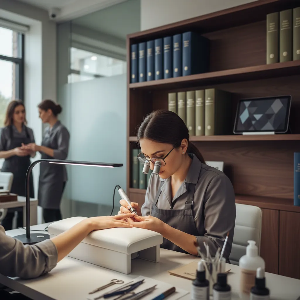 Nail Technician Career Advancement Paths guide - Nail Technician certification study resource