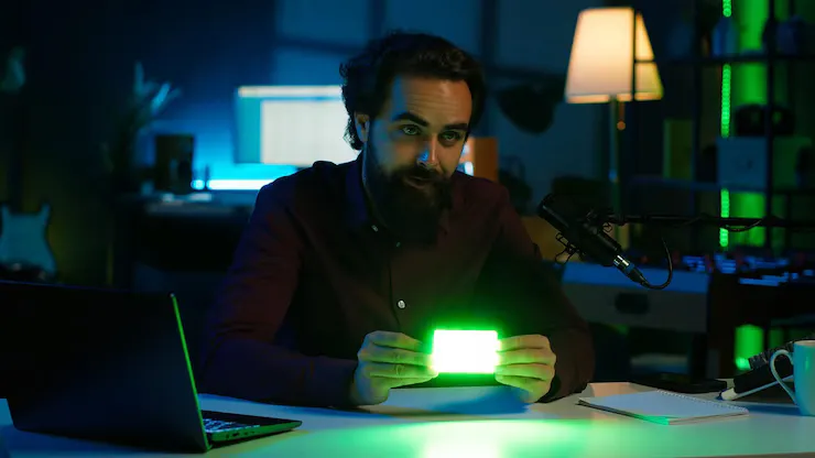 Influencer Advertising Rgb Lighting Device Filming Video - NVIDIA-Certified Associate study guide