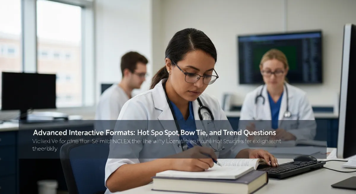 Advanced Interactive Formats: Hot Spot, Bow-tie, and Trend Questions guide - NCLEX - National Council Licensure Examinatio...