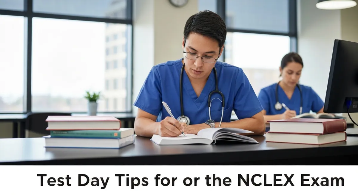 Test Day Tips for the NCLEX Exam guide - NCLEX - National Council Licensure Examination certification study resource