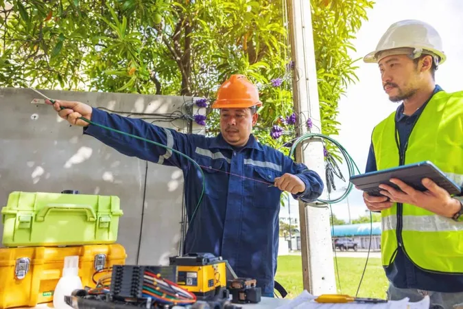 Fusion Fiber Optics Cable Internet Signal Splicing Wire Connection X - National Electrical Contractors Association study guide