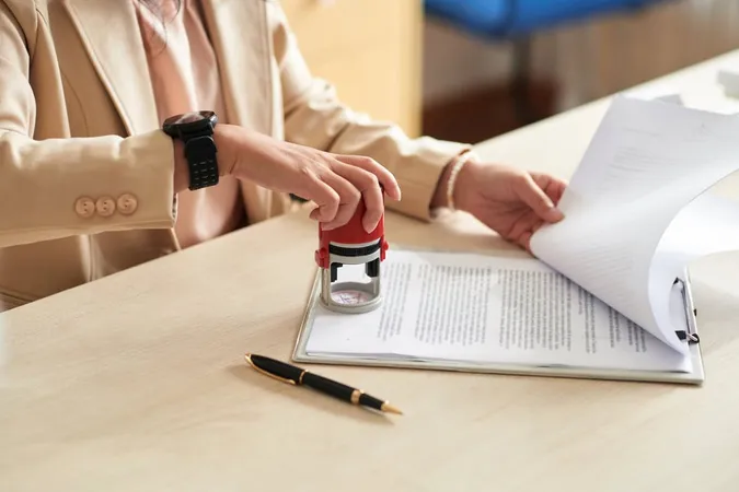 Businesswoman Applying Company S - Notary study guide
