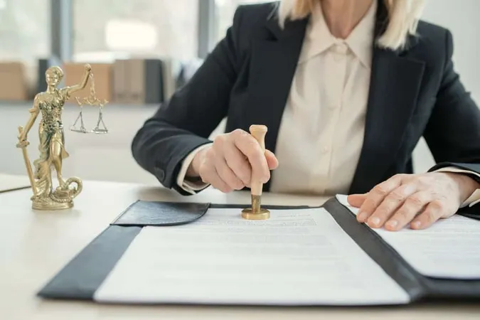 Close Up Unrecognizable Female L - Notary study guide