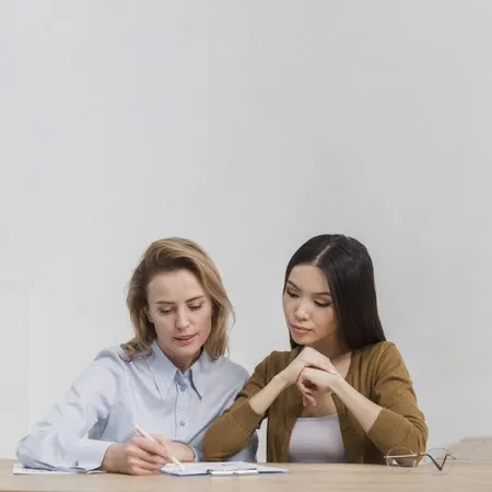 Portrait Beautiful Women Making Plans X - Online Educational Diagnostician Certification study guide