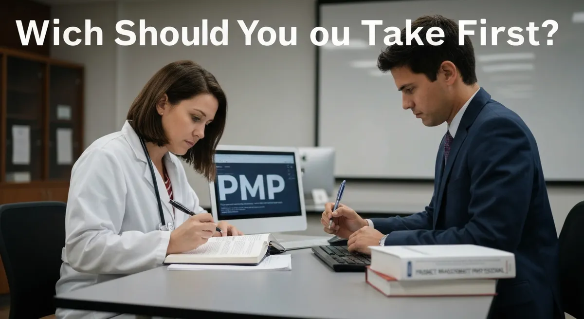 Which Should You Take First? guide - PMP - Project Management Professional certification study resource