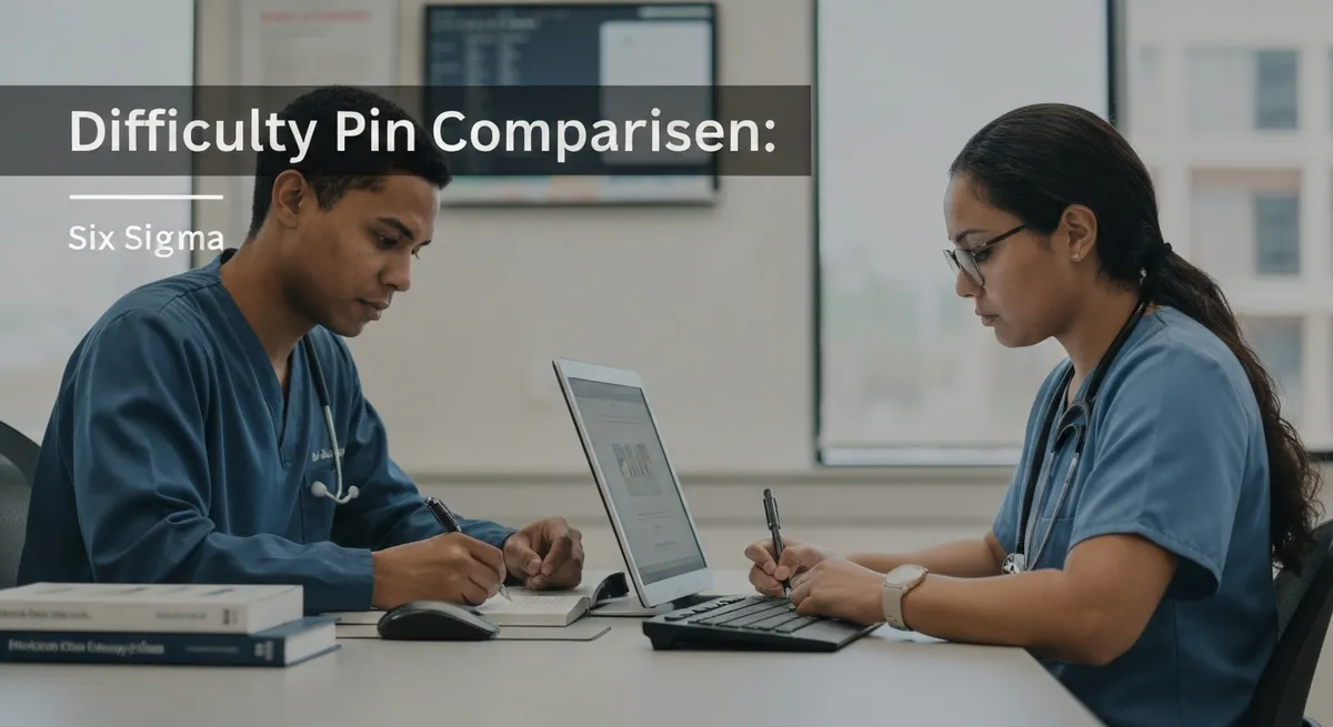 Difficulty Comparison: Pmp vs Six Sigma guide - PMP - Project Management Professional certification study resource