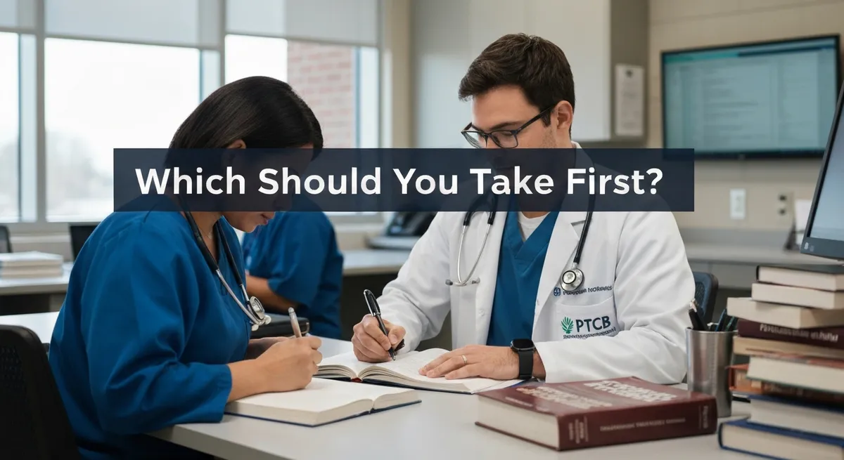Which Should You Take First? guide - PTCB - Pharmacy Technician Certification Board certification study resource