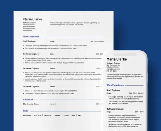 Designed Resume X - Resume Design study guide