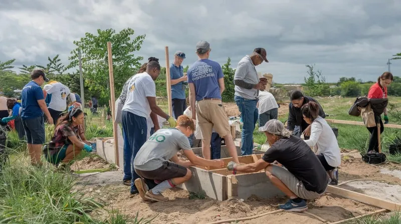 Group People Are Working Garden One Has Number 3 It X - Restoration Industry Association Certified study guide