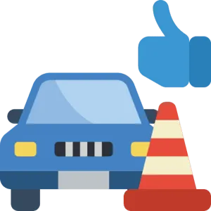 Cone X - RSA Irish Driving Test study guide