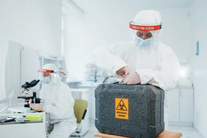 With Biological Hazard Case Female Medical Workers Protective Uniform Works Covid19 Vaccine X - Radiation Safety Officer study guide