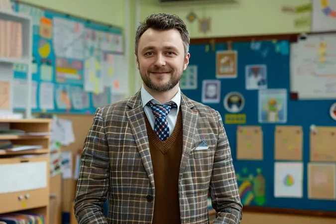 Portrait Male Teacher X - School District Leader study guide