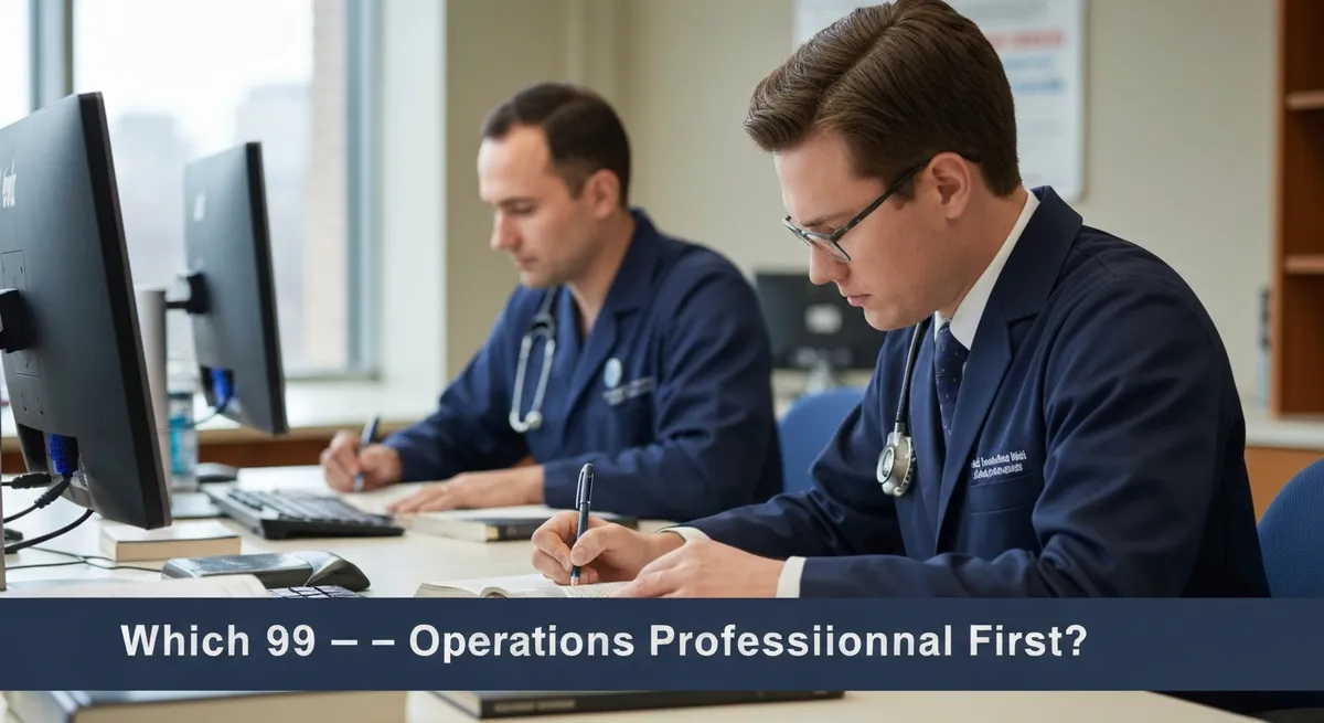 Which Should You Take First? guide - Series 99 - Operations Professional Exam certification study resource