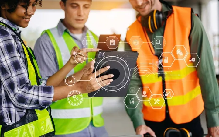 Colleagues Discussing Data Working Tablet Laptop With Architectural Project Construction Site Desk Officexa X - Safety Integrity Level Certified study guide