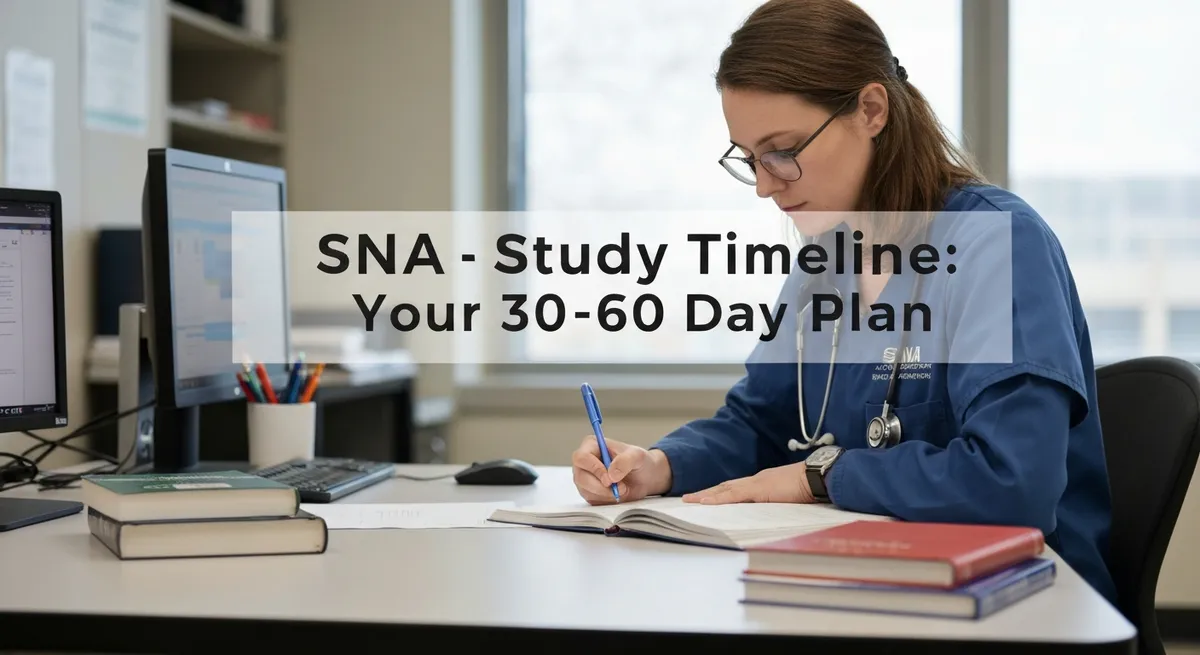 SNA Study Timeline: Your 30-60 Day Plan - SNA - School Nutrition Association Certification