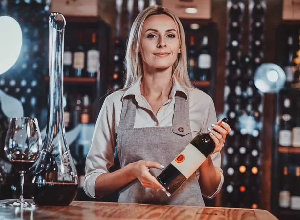 Happy Smiling Woman Is Prepairing Wine Sommelier Expertise It Wine Boutique X - Certified Sommelier Examination study guide