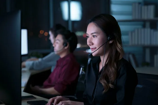 Young Thai Asian Customer Services Care Operators Working Night Shift Call Center X - Certified Service Provider study guide