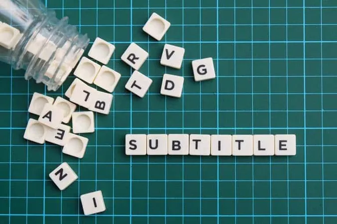 Caption And Subtitle Services - Subtitles and Caption study guide